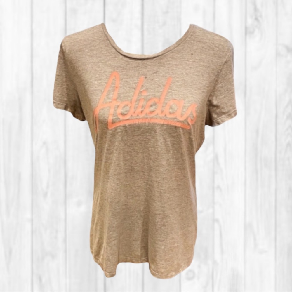 Adidas Gray Crewneck Short Sleeve Tee (L)